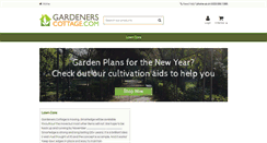 Desktop Screenshot of gardenerscottage.com